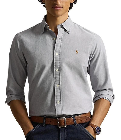 Polo Ralph Lauren Custom Fit Oxford Long Sleeve Woven Shirt