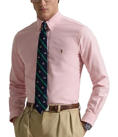 Polo Ralph Lauren Custom Fit Oxford Long Sleeve Woven Shirt