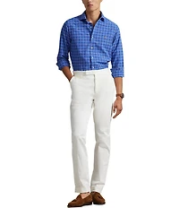 Polo Ralph Lauren Custom Fit Plaid Oxford Long Sleeve Woven Shirt