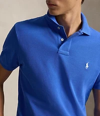 Polo Ralph Lauren Custom Slim Fit Solid Mesh Polo Shirt