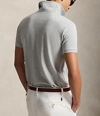 Polo Ralph Lauren Custom Slim Fit Solid Mesh Polo Shirt