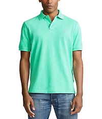 Polo Ralph Lauren Custom Slim Fit Solid Mesh Polo Shirt