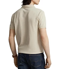 Polo Ralph Lauren Custom Slim Fit Solid Mesh Polo Shirt
