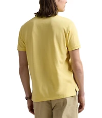 Polo Ralph Lauren Custom Slim Fit Solid Mesh Polo Shirt
