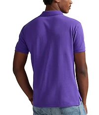 Polo Ralph Lauren Custom Slim Fit Solid Mesh Polo Shirt