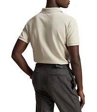 Polo Ralph Lauren Custom Slim Fit Solid Mesh Polo Shirt