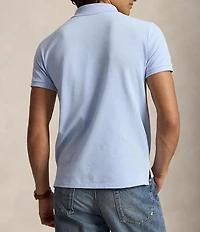Polo Ralph Lauren Custom Slim Fit Solid Mesh Polo Shirt