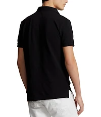 Polo Ralph Lauren Custom Slim Fit Solid Mesh Polo Shirt