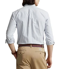 Polo Ralph Lauren Custom Fit Stripe Oxford Long Sleeve Woven Shirt