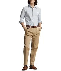 Polo Ralph Lauren Custom Fit Stripe Oxford Long Sleeve Woven Shirt