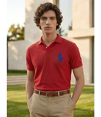 Polo Ralph Lauren Custom Slim Fit Big Pony Mesh Short-Sleeve Polo Shirt