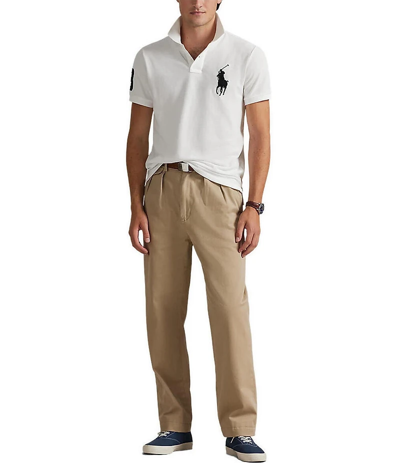 Polo Ralph Lauren Custom Slim Fit Big Pony Mesh Short-Sleeve Polo Shirt