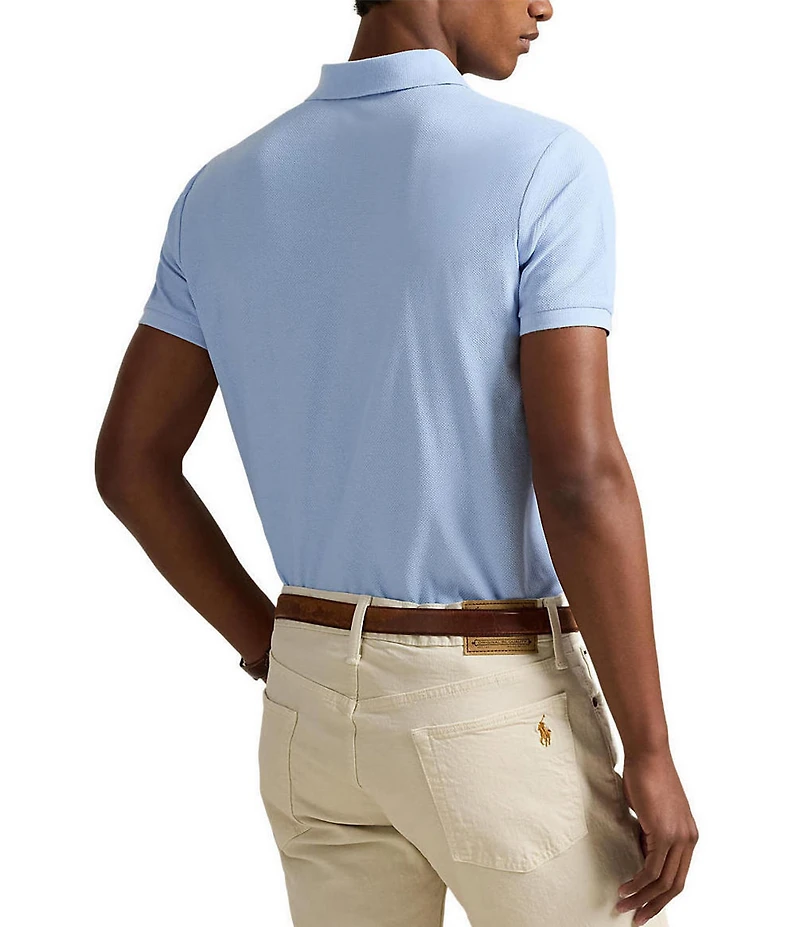 Polo Ralph Lauren Custom Slim Fit Honeycomb Mesh Short Sleeve Polo Shirt