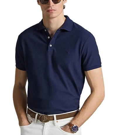 Polo Ralph Lauren Custom Slim Fit Honeycomb Mesh Short Sleeve Polo Shirt