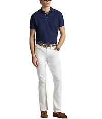 Polo Ralph Lauren Custom Slim Fit Honeycomb Mesh Short Sleeve Polo Shirt