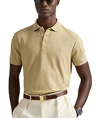 Polo Ralph Lauren Custom Slim Fit Honeycomb Mesh Short Sleeve Polo Shirt