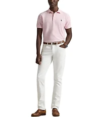 Polo Ralph Lauren Custom Slim Fit Honeycomb Mesh Short Sleeve Polo Shirt