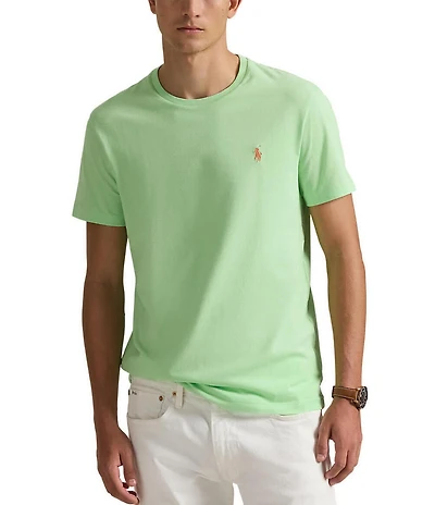 Polo Ralph Lauren Custom Slim Fit Jersey Crewneck Short Sleeve T-Shirt