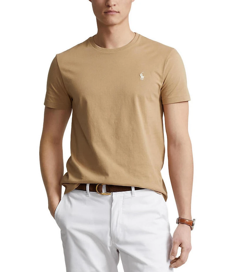 Polo Ralph Lauren Custom Slim Fit Jersey Crewneck Short Sleeve T-Shirt