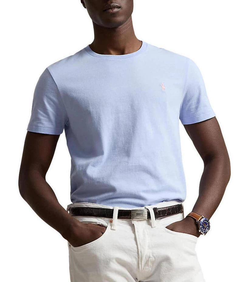 Polo Ralph Lauren Custom Slim Fit Jersey Crewneck Short Sleeve T-Shirt