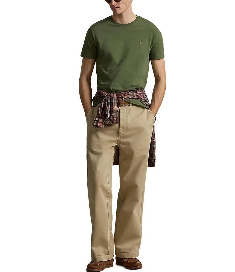 Polo Ralph Lauren Custom Slim Fit Jersey Crewneck Short Sleeve T-Shirt