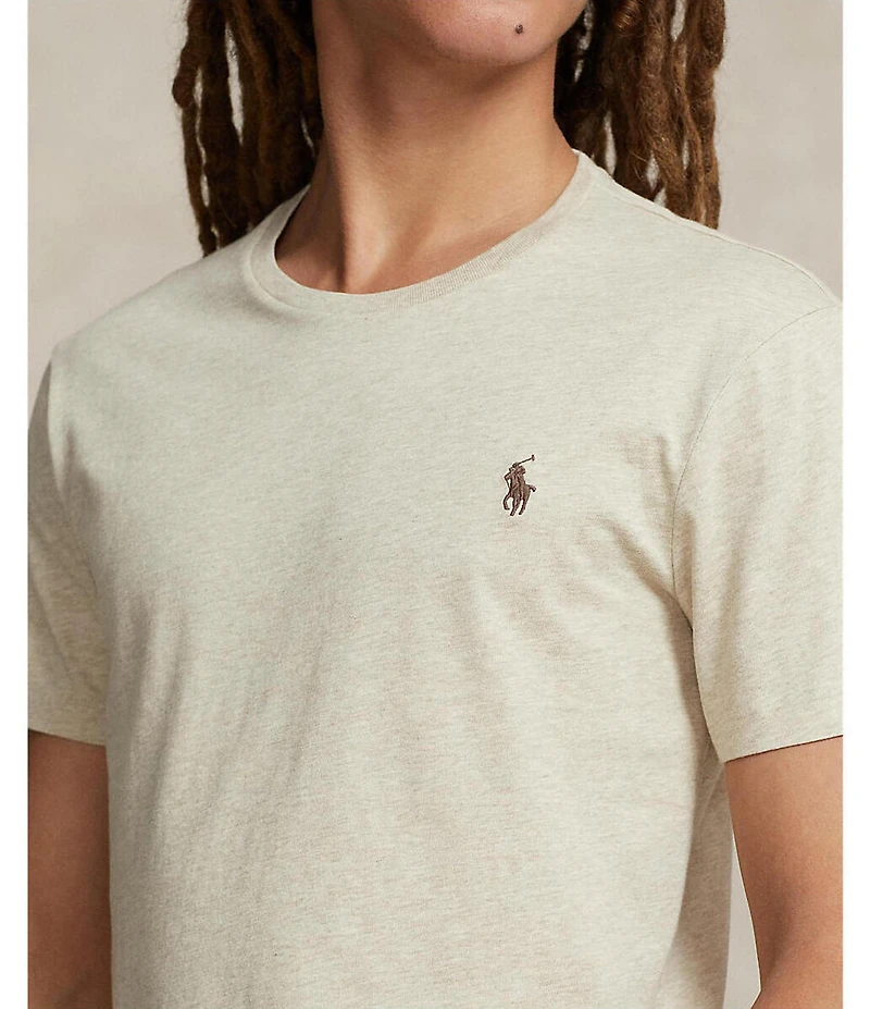 Polo Ralph Lauren Custom Slim Fit Jersey Crewneck Short Sleeve T-Shirt