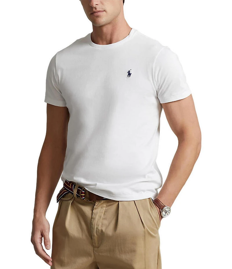 Polo Ralph Lauren Custom Slim-Fit Jersey Crewneck Short-Sleeve T-Shirt