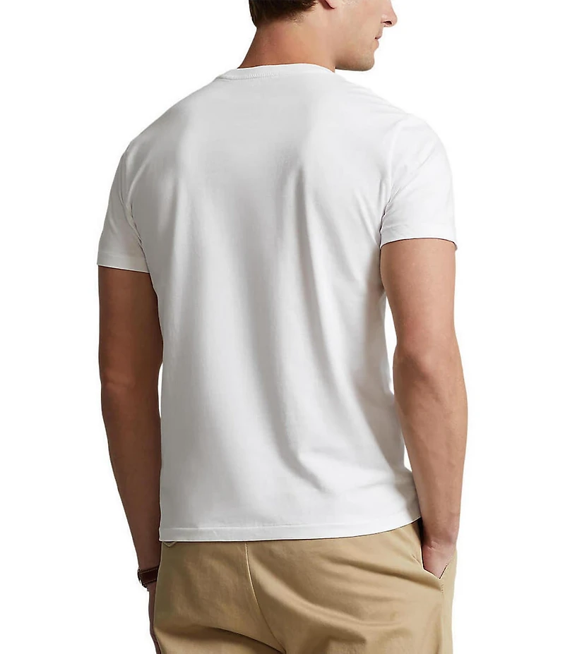 Polo Ralph Lauren Custom Slim-Fit Jersey Crewneck Short-Sleeve T-Shirt