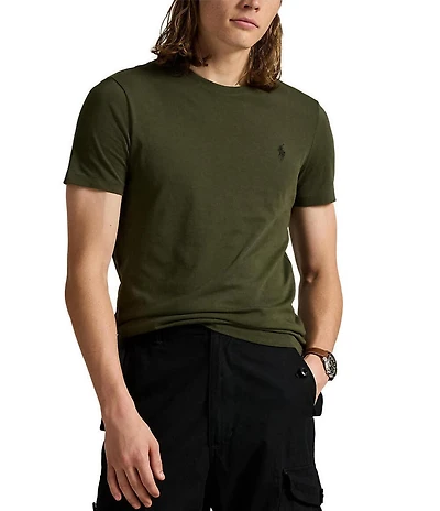 Polo Ralph Lauren Custom Slim Fit Jersey Crewneck Short Sleeve T-Shirt