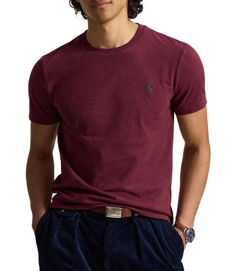 Polo Ralph Lauren Custom Slim Fit Jersey Crewneck Short Sleeve T-Shirt