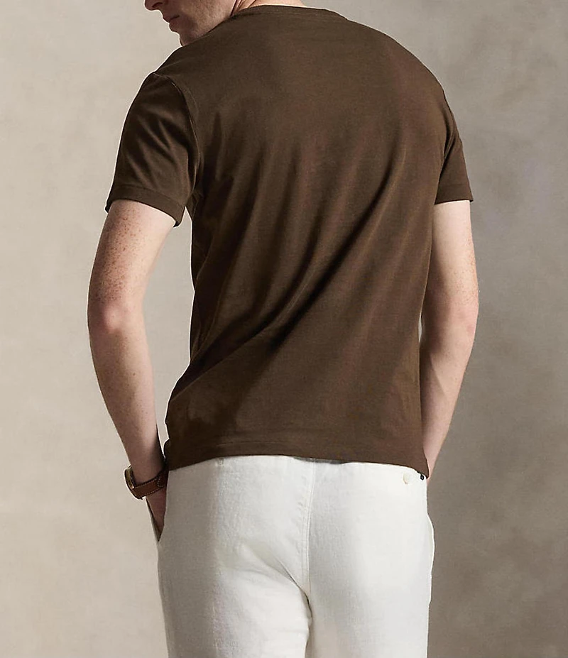 Polo Ralph Lauren Custom Slim Fit Jersey Crewneck Short Sleeve T-Shirt