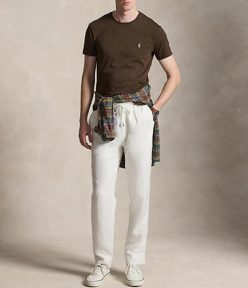 Polo Ralph Lauren Custom Slim Fit Jersey Crewneck Short Sleeve T-Shirt