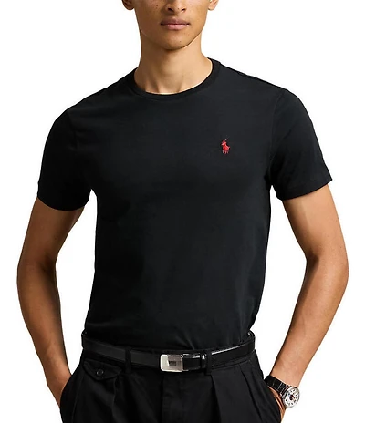 Polo Ralph Lauren Custom Slim-Fit Jersey Crewneck Short-Sleeve T-Shirt