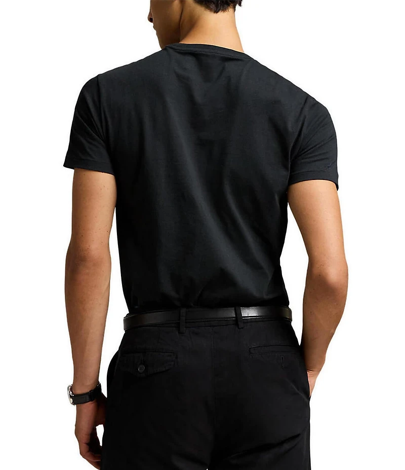Polo Ralph Lauren Custom Slim-Fit Jersey Crewneck Short-Sleeve T-Shirt