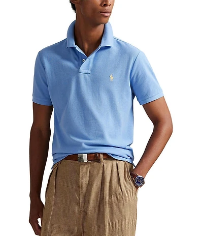 Polo Ralph Lauren Custom-Slim Fit Mesh Short-Sleeve Polo Shirt