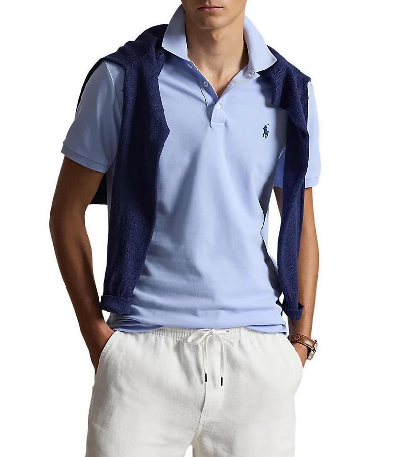 Polo Ralph Lauren Custom Slim Fit Stretch Mesh Short Sleeve Polo Shirt
