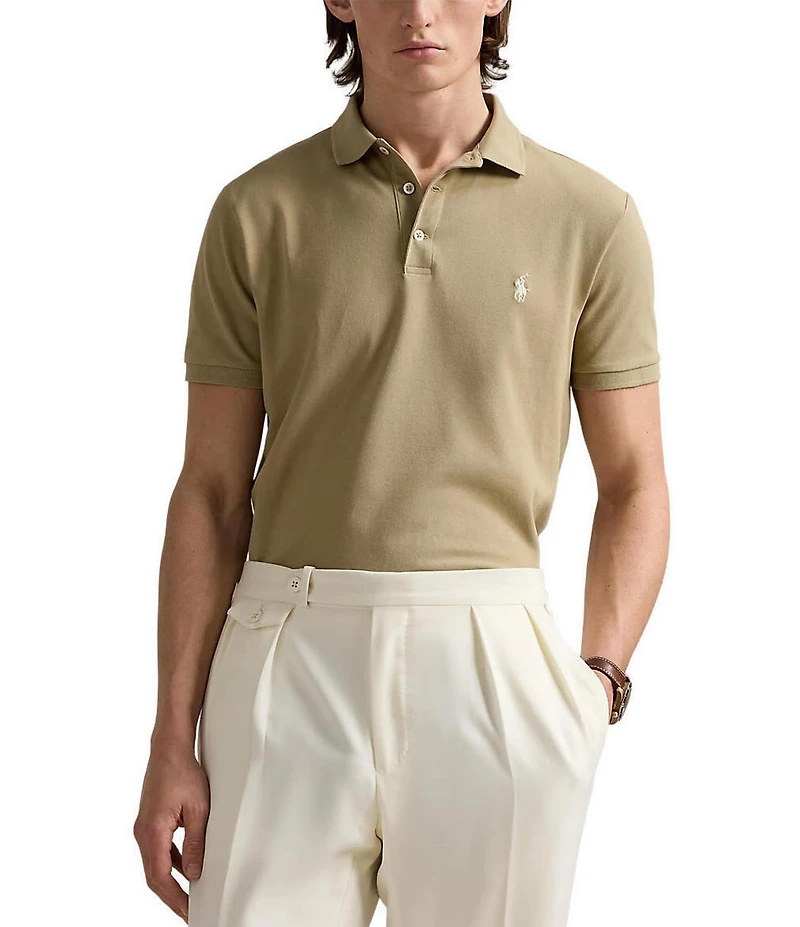Polo Ralph Lauren Custom Slim Fit Stretch Mesh Short Sleeve Polo Shirt