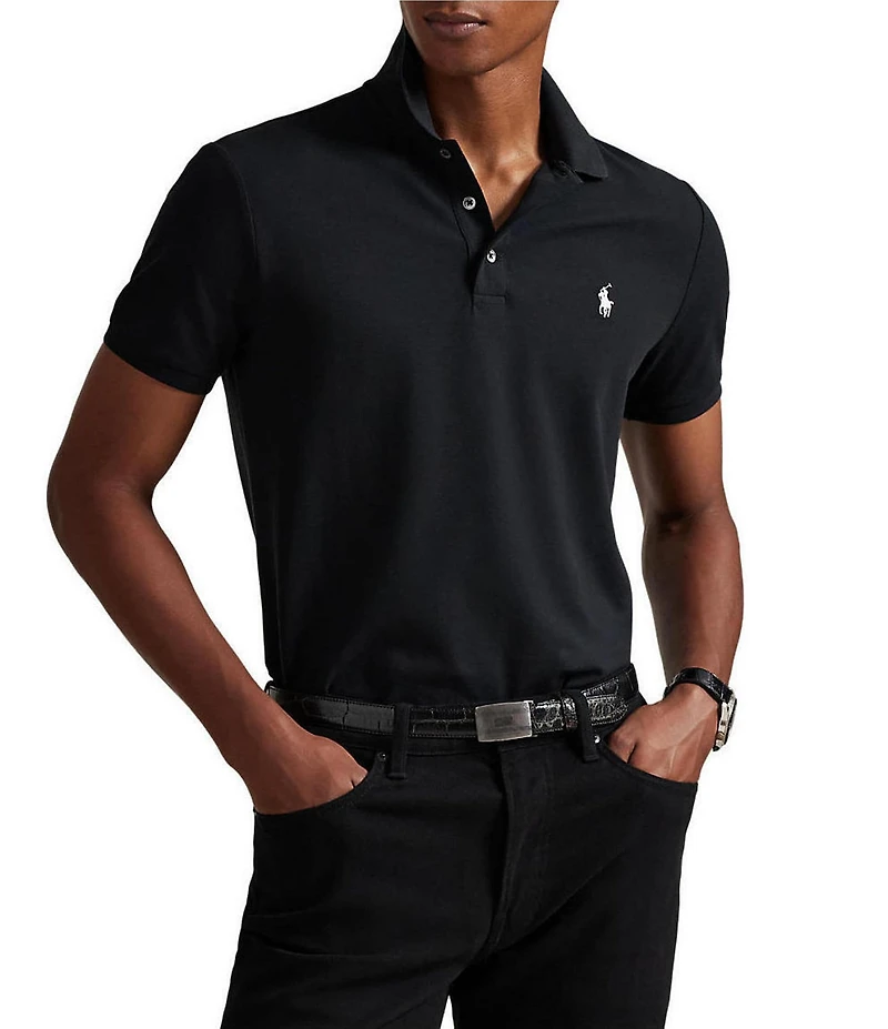 Polo Ralph Lauren Custom Slim Fit Stretch Mesh Short Sleeve Polo Shirt