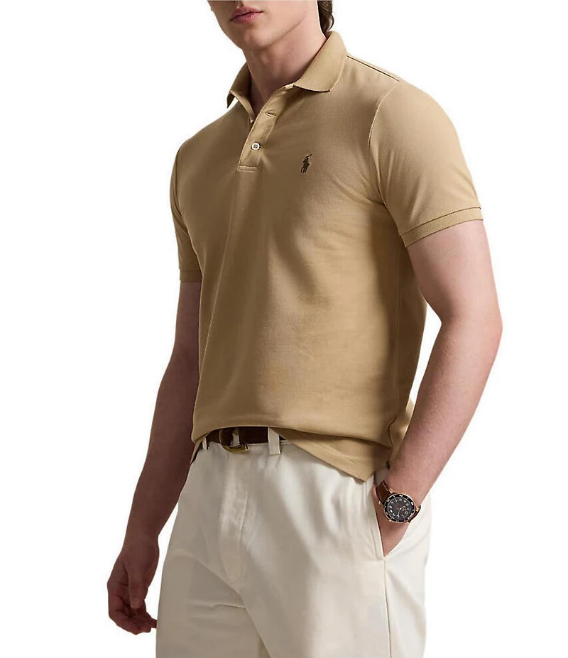 Polo Ralph Lauren Custom Slim Fit Stretch Mesh Short Sleeve Polo Shirt