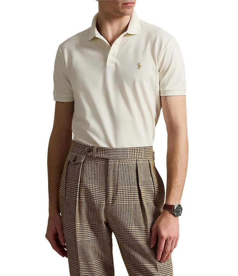 Polo Ralph Lauren Custom Slim Fit Stretch Mesh Short Sleeve Polo Shirt
