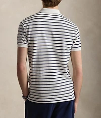 Polo Ralph Lauren Custom Slim Fit Striped Polo Bear Short Sleeve Polo Shirt