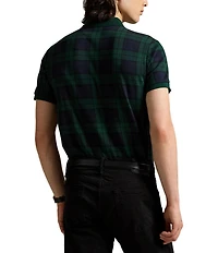 Polo Ralph Lauren Custom Slim Plaid Jacquard Short Sleeve Polo Shirt