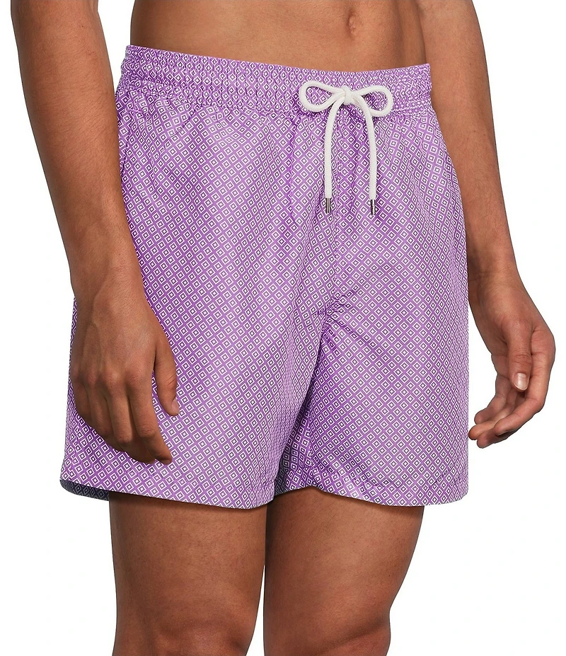 Polo Ralph Lauren Diamond 5.75#double; Inseam Traveler Swim Trunks
