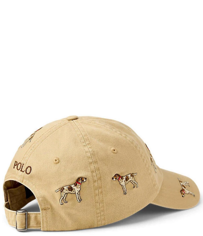 Polo Ralph Lauren Dog-Embroidered Twill Ball Cap