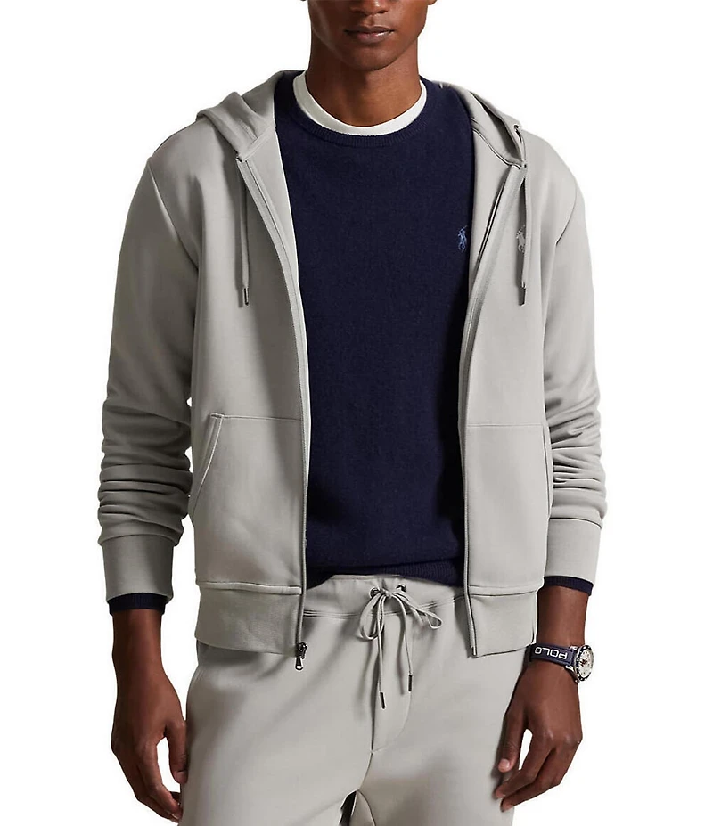 Polo Ralph Lauren Double-Knit Full-Zip Hoodie Jacket