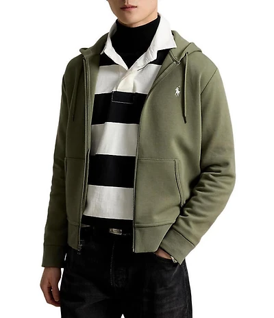 Polo Ralph Lauren Double Knit Full Zip Hoodie Jacket