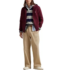 Polo Ralph Lauren Double-Knit Full-Zip Hoodie Jacket