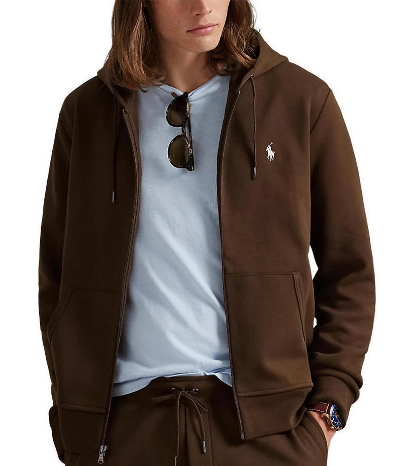 Polo Ralph Lauren Double-Knit Full-Zip Hoodie Jacket