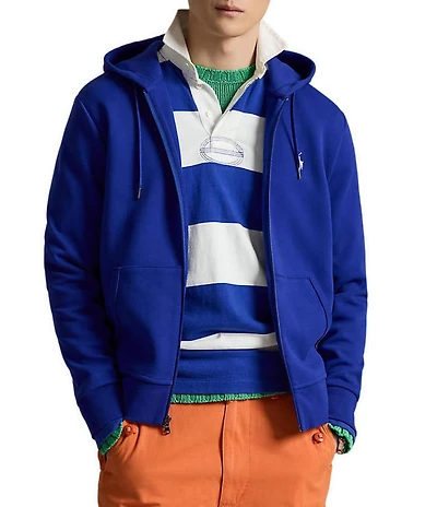 Polo Ralph Lauren Double Knit Full Zip Hoodie Jacket