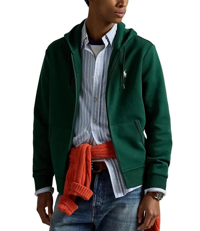Polo Ralph Lauren Double-Knit Full-Zip Hoodie Jacket